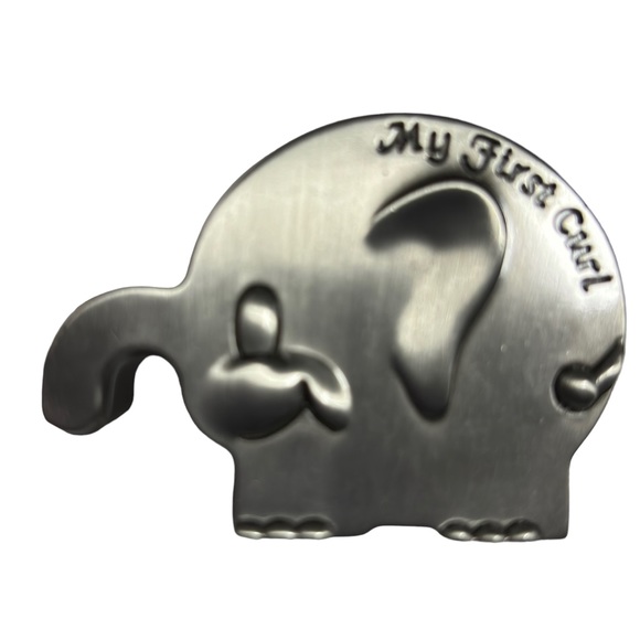 My First Tooth Elephant lined metal trinket boxes satin box Baby gift NIB - Picture 2 of 12